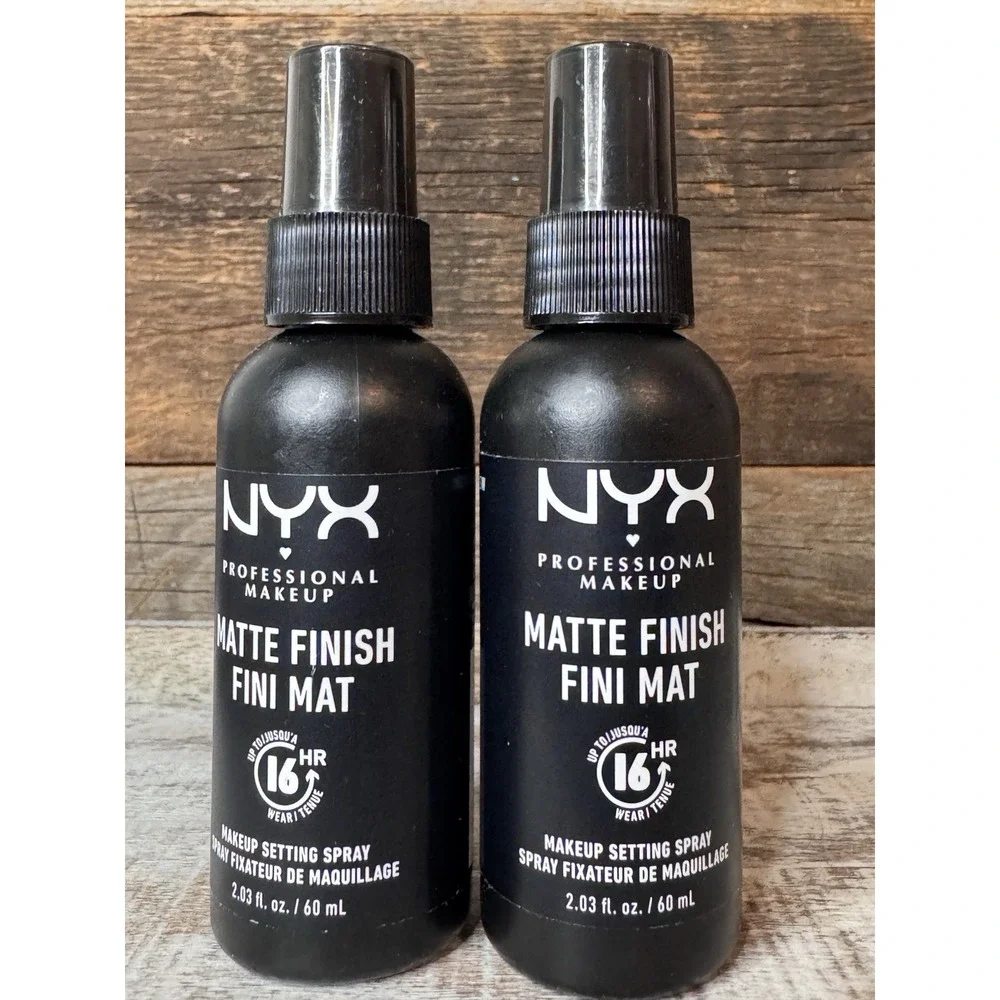 NYX Finish Long Lasting Makeup Setting Spray – 2.03 fl oz (Set‎ of 2)